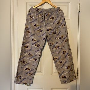 Baltimore Ravens Pajamas (Official NFL Sleepwear) Size Medium